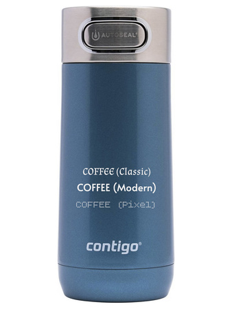 Contigo Luxe - Kubek termiczny z grawerem - 360ml - Blue