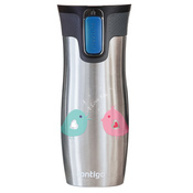 Contigo West Loop 2.0 - Kubek termiczny - 470ml - Ptaszkowe love- Stalowy