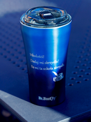 Dr.Bacty Apollo 2.0 - Kubek termiczny na kawę - Oda do młodości - 360 ml - Monaco Blue
