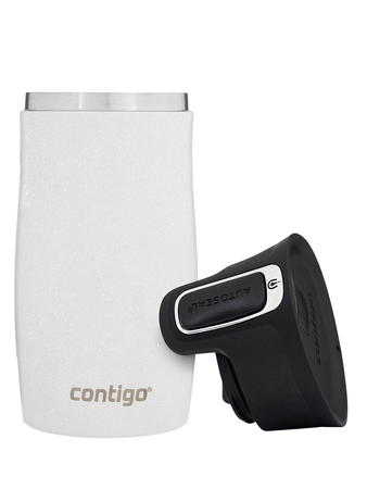 Contigo West Loop Mini - Kubek termiczny - 300ml - Glamour - Biały Metalik