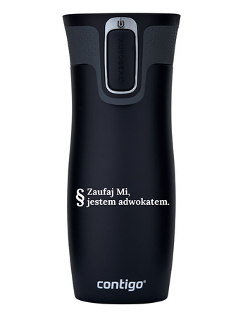 Contigo West Loop 2.0 - Kubek termiczny dla Prawnika - 470 ml - czarny