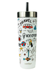 Kubek termiczny ze słomką Contigo Luxe Tumbler 720ml - Summer - Salt
