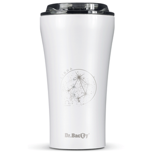 Dr.Bacty Apollo 2.0 - Kubek termiczny na kawę - "Waga" - 360 ml - Glossy White