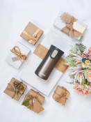 Contigo Pinnacle - Kubek termiczny z grawerem - 300ml - Latte