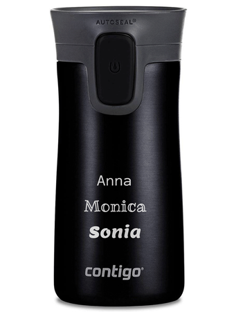 Contigo Pinnacle - Kubek termiczny z grawerem - 300ml - Matte Black