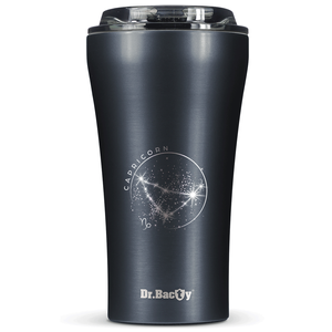 Dr.Bacty Apollo 2.0 - Kubek termiczny na kawę - "Koziorożec" - 360 ml - Gunmetal