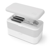 Monbento Zestaw sztućców podróżnych Slim Box Black