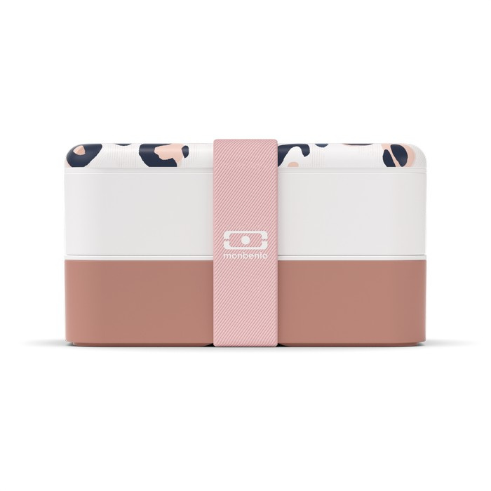 Monbento Lunchbox Bento Original Graphic Leopard Pink