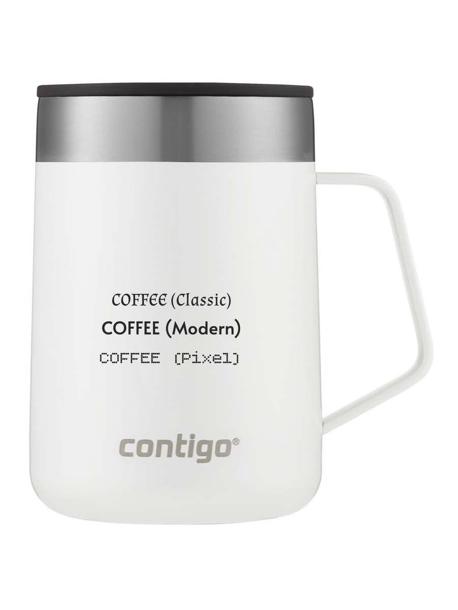 Contigo Streeterville - Kubek termiczny z grawerem - 420ml - Biały