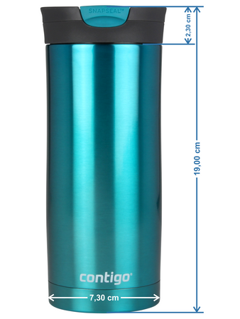 Contigo Huron - Kubek termiczny - 470ml - Forest - Gunnmetal