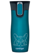 Contigo West Loop 2.0 - Kubek termiczny - 470ml - Buldog Francuski - Biscay Bay
