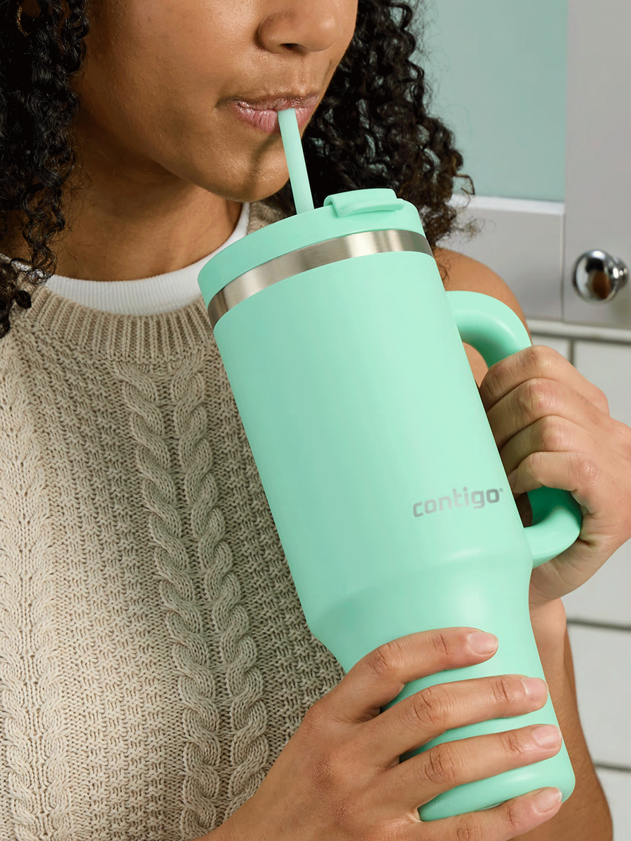 Kubek termiczny ze słomką Contigo Streeterville Tumbler 1200 ml - Reef  - powystawowy