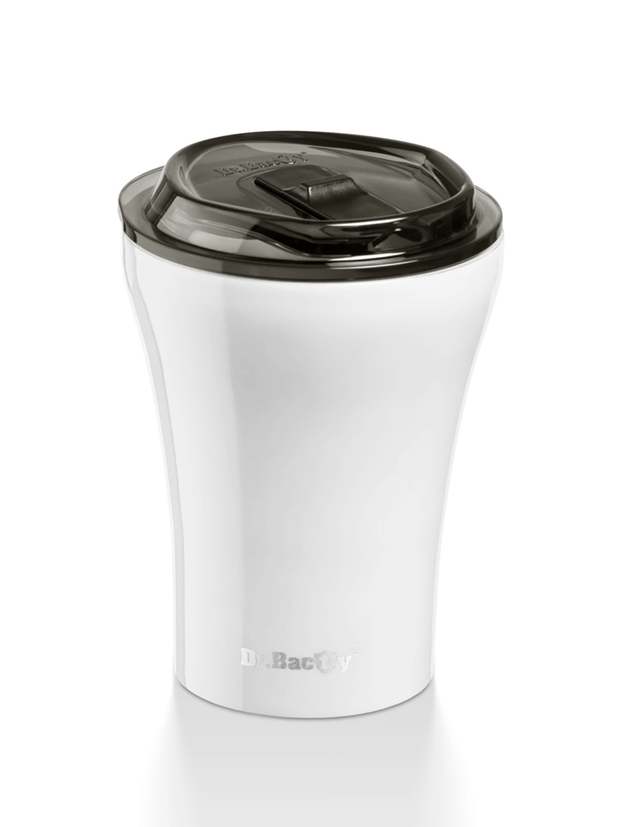 Dr.Bacty Apollo - Kubek termiczny do kawy - 227 ml - biały