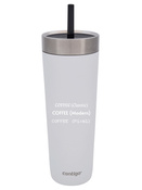 Contigo Luxe Tumbler - Kubek termiczny ze słomką z grawerem - 720ml - Salt