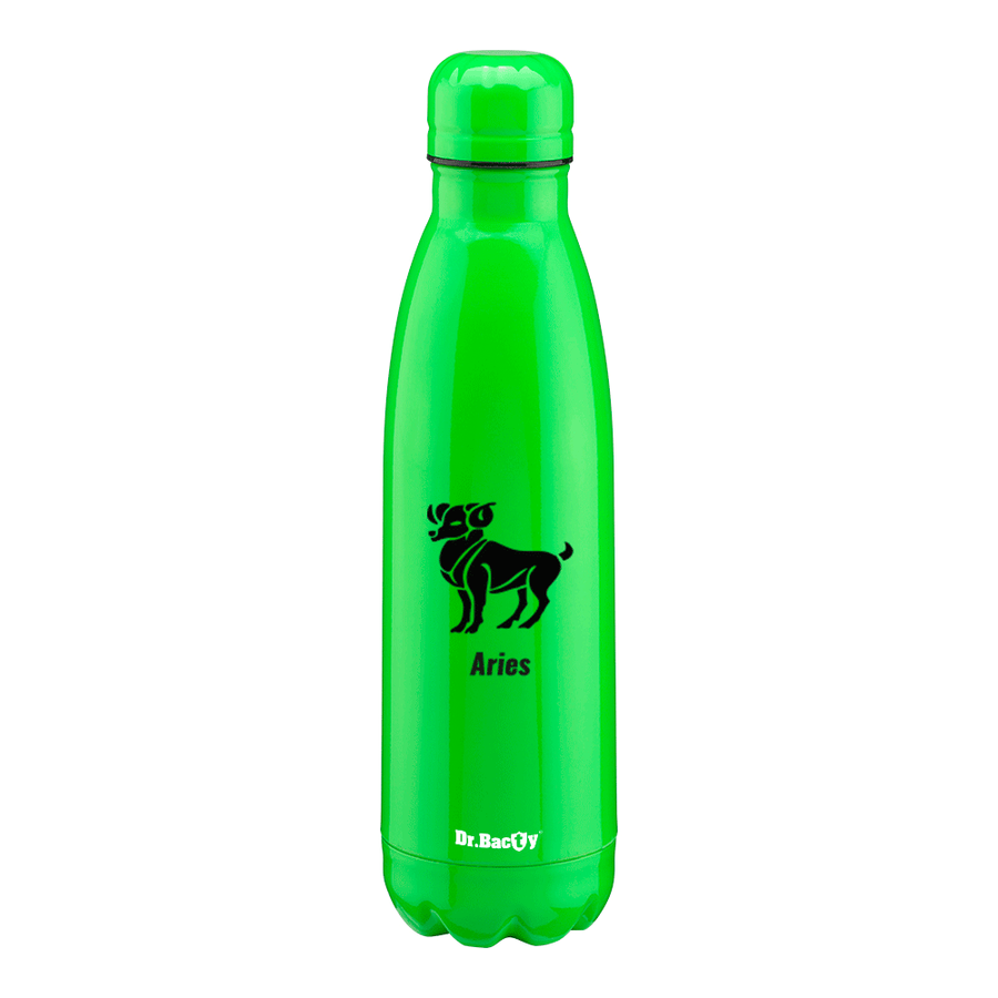 Dr.Bacty Atena - Butelka termiczna stalowa - 500 ml - Baran - Fluo Zielony