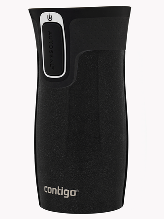 Contigo West Loop Mini - Kubek termiczny - 300ml - Glamour - Czarny Metalik