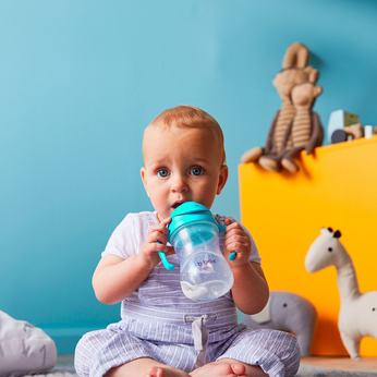 B.Box Bidon ze słomką 240ml Azure