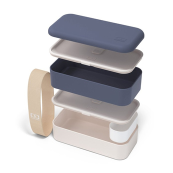 Monbento Lunchbox Bento Original Blue Natural