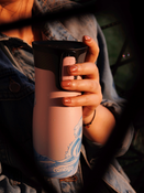 Contigo West Loop 2.0 - Kubek termiczny - 470ml - Summer Waves - Różowy Mat