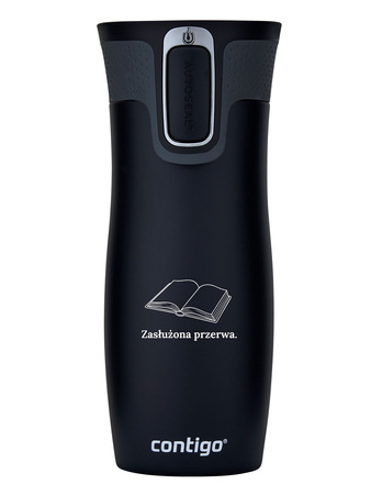 Contigo West Loop 2.0 - Kubek termiczny dla Nauczyciela/Nauczycielki - 470 ml - czarny