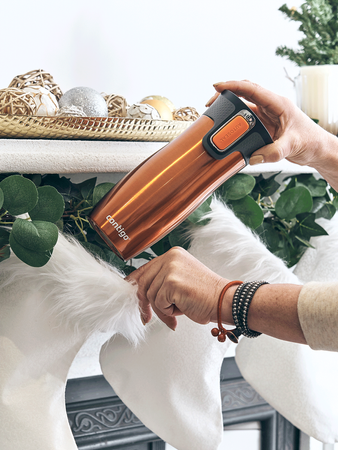 Contigo West Loop 2.0 - Kubek termiczny z grawerem - 470ml - Pomarańczowy