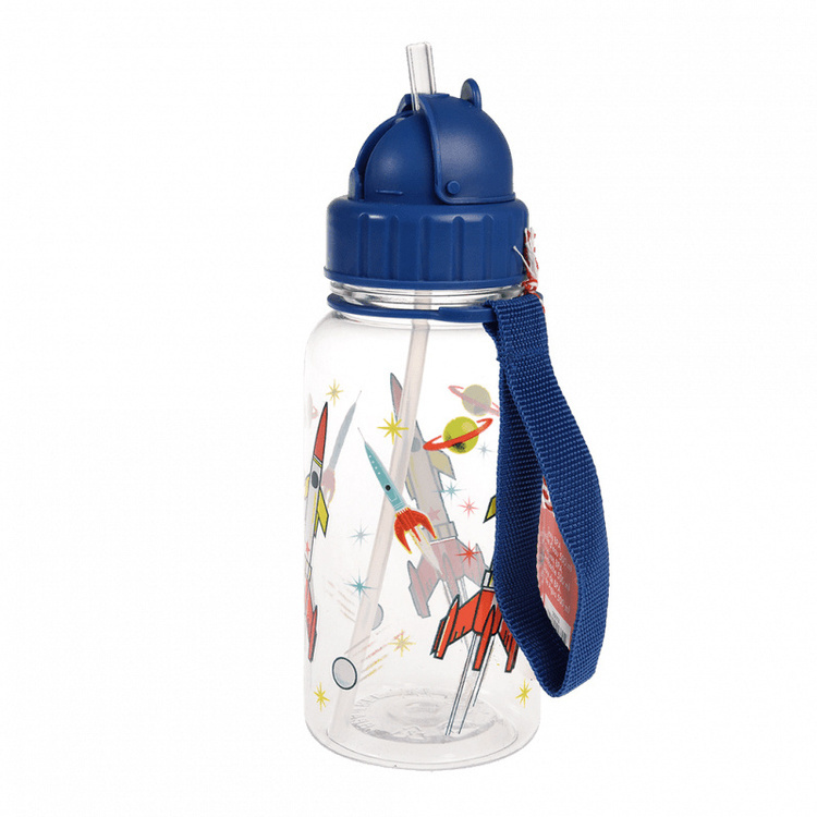 Rex London Bidon ze słomką 500ml Rakieta