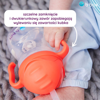 B.Box Bidon ze słomką 240ml Azure
