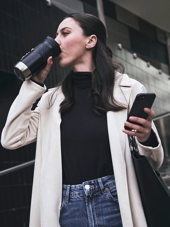Contigo Byron 2.0 - Kubek termiczny - 470ml - Czarny błysk