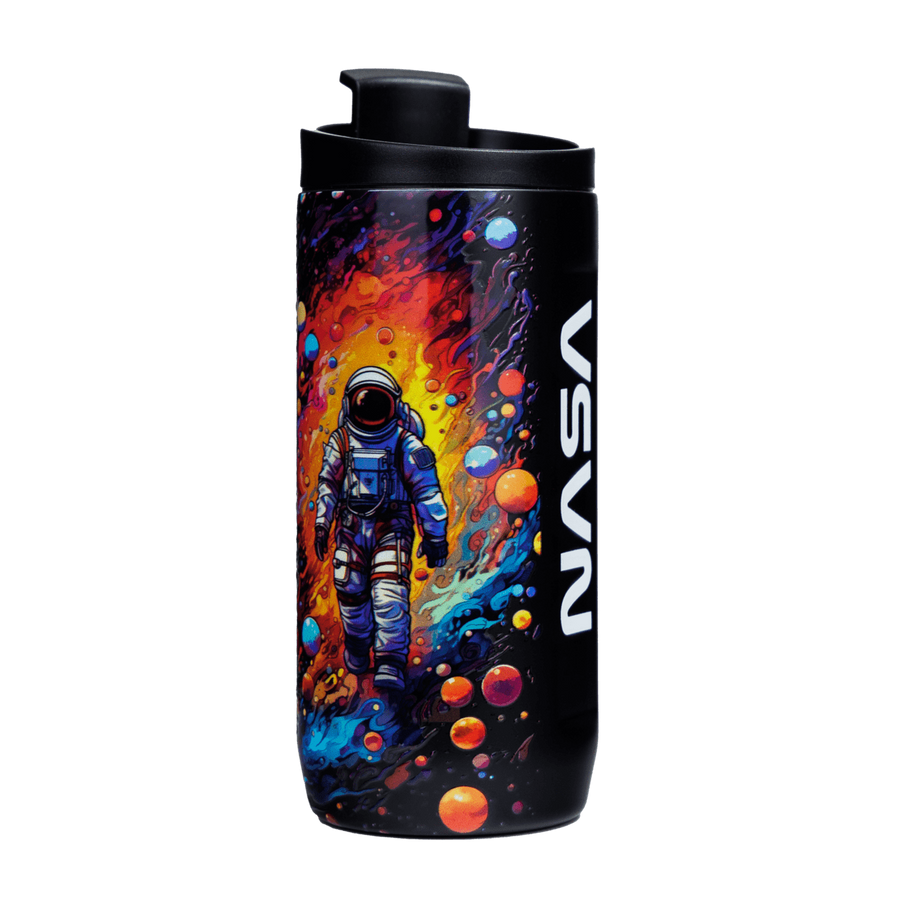 Dr.Bacty - Kubek termiczny do kawy - 360 ml - Czarny - NASA