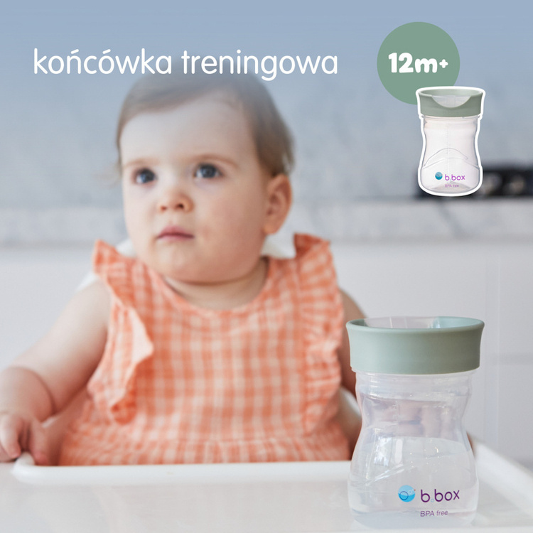 B.Box Kubek 4w1 zestaw 240ml Sage