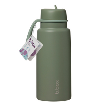 B.Box Butelka termiczna ze składanym ustnikiem – termos ze stali nierdzewnej 1l Oliveb.box
