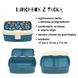Rex London Zestaw śniadaniowy lunchbox i bidon Wróżki