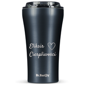 Dr.Bacty Apollo 2.0 - Kubek termiczny na kawę - Eliksir cierpliwości - 360 ml - Gunmetal