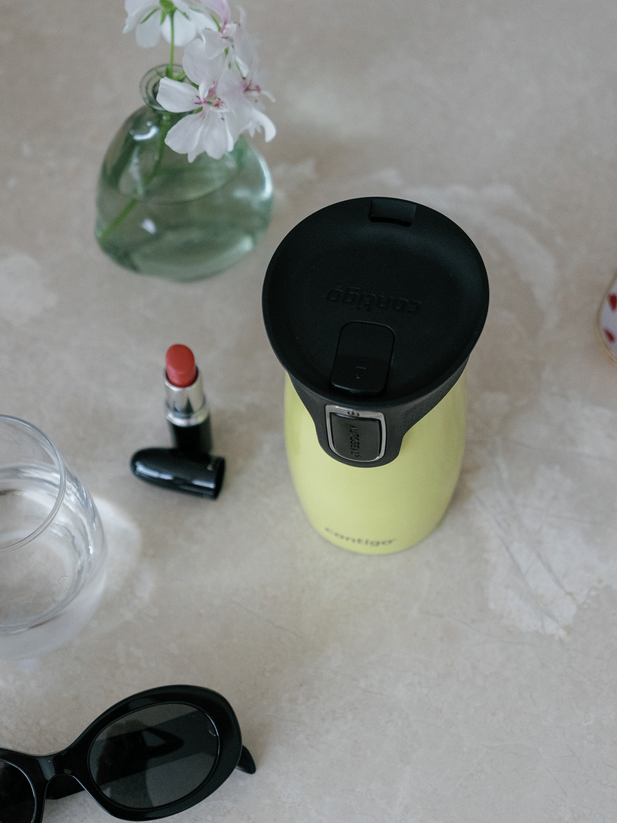 Contigo West Loop Mini - Kubek termiczny - 300ml - żółty metalik