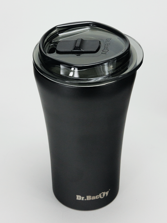 Dr.Bacty Apollo 2.0 - Kubek termiczny na kawę - Oda do młodości - 360 ml - Black Matt
