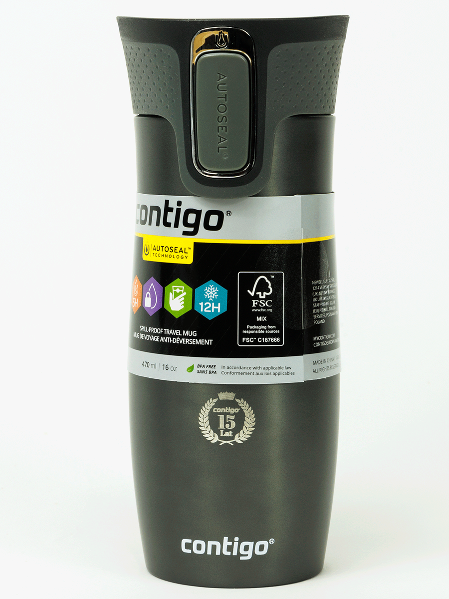 Contigo West Loop 2.0 - Kubek termiczny - 470ml Jubileusz 15 lat - Grafitowy Mat