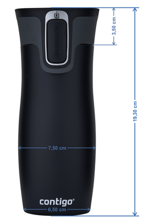 Contigo West Loop 2.0 - Kubek termiczny - 470ml - Kot - błękitny Mat