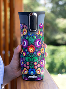 Contigo West Loop 2.0 - Kubek termiczny - 470ml - Folklor - Czarny Mat