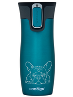 Contigo West Loop 2.0 - Kubek termiczny - 470ml - Buldog Francuski - Biscay Bay