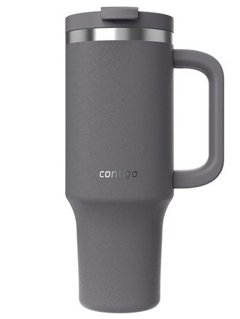 Contigo Streeterville Tumbler - Kubek termiczny ze słomką - 1200 ml - Darkstone