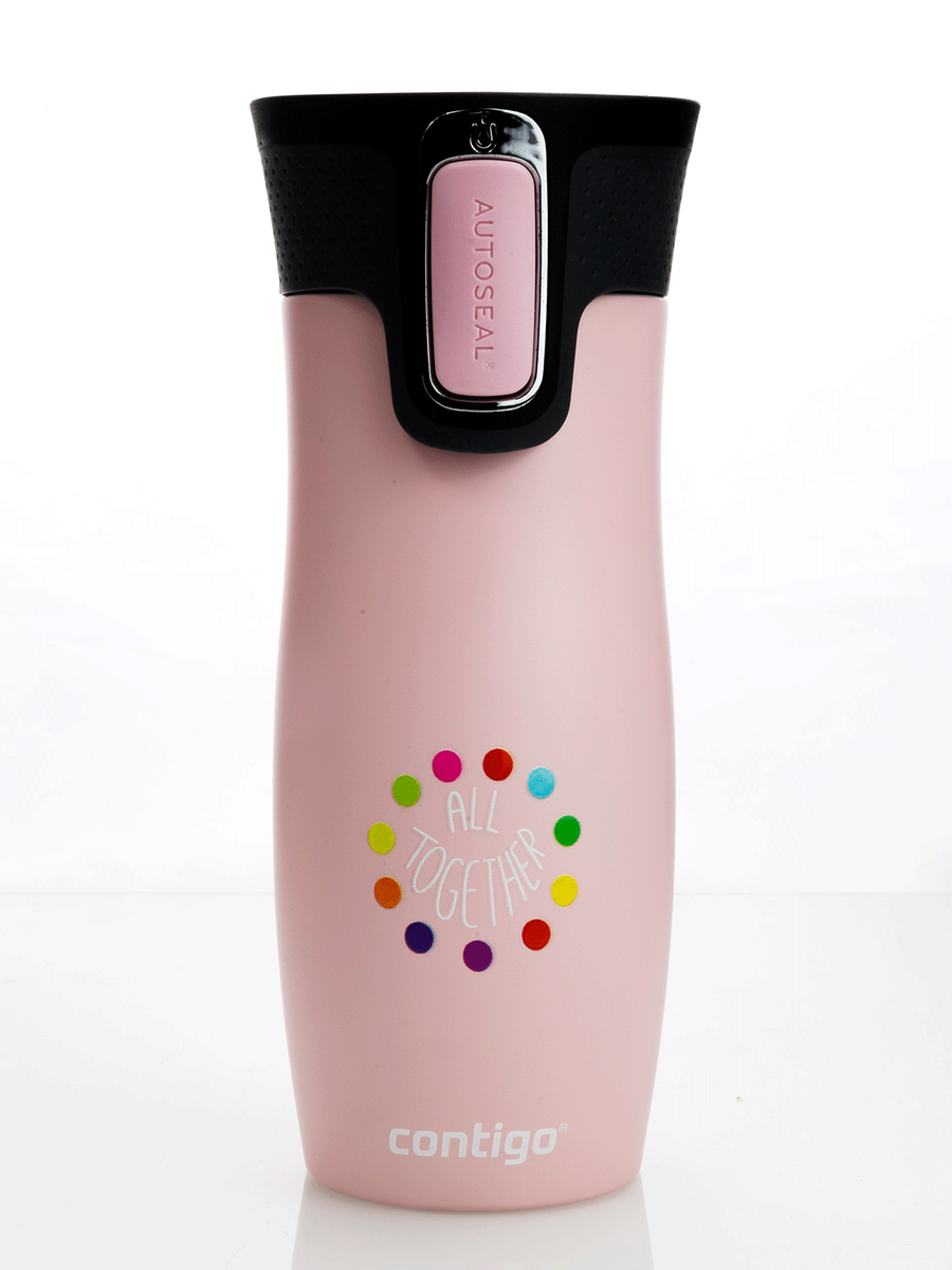 Contigo West Loop 2.0 - Kubek termiczny - 470ml - różowy Mat + Pudełko