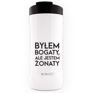 Dr.Bacty Notus - Cooler na puszkę - 360 ml - Dla męża - biały