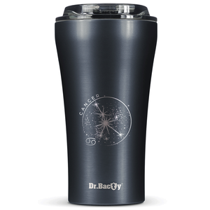 Dr.Bacty Apollo 2.0 - Kubek termiczny na kawę - "Rak" - 360 ml - Gunmetal
