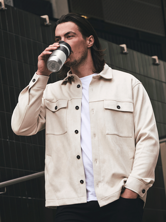 Kubek termiczny Contigo Byron 2.0 470ml - Salt - powystawowy