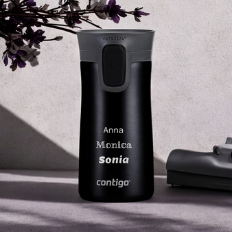 Kubek termiczny z grawerem Contigo Pinnacle 300ml - Matte Black