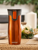 Contigo West Loop 2.0 - Kubek termiczny z grawerem - 470ml - Pomarańczowy