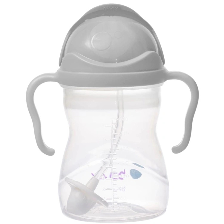 B.Box Bidon ze słomką 240ml szary
