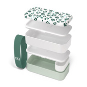 Monbento Lunchbox Bento Original Graphic Leopard Green