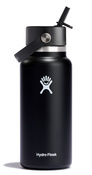 Hydro Flask Butelka 0,94L Wide Mouth Flex Straw Cap Black