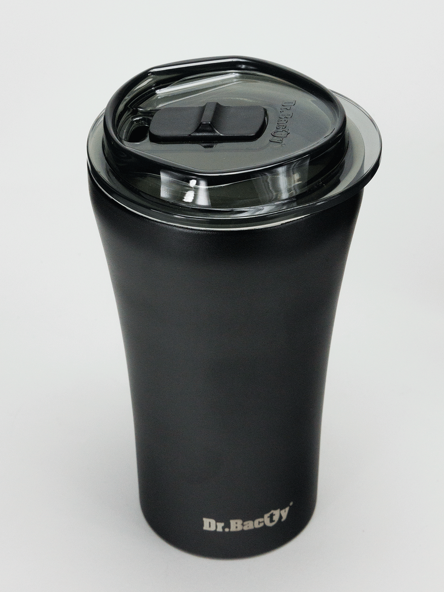 Dr.Bacty Apollo 2.0 - Kubek termiczny na kawę - Oda do młodości - 360 ml - Black Matt